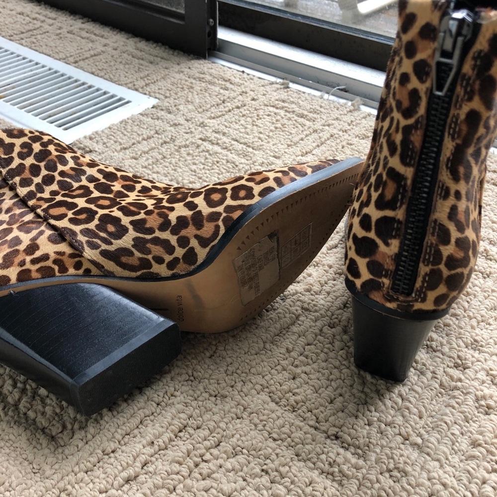 Practically Brand New Leopard Print Boots!! Super… - image 1